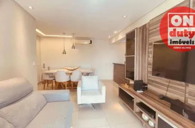 Apartamento com 3 dormitórios à venda, 92 m² por r$ 910.000,00 - vila matias - santos/sp