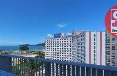 Cobertura triplex vista mar 321 m² por r$ 3.400.000 - josé menino - santos/sp