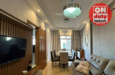 Apartamento à venda, 124 m² por r$ 565.000,00 - campo grande - santos/sp