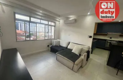 Apartamento com 2 quartos para alugar na Rua Saturnino de Brito, Marapé, Santos