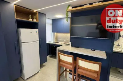 Kitnet à venda, 30 m² por r$ 490.000,00 - josé menino - santos/sp