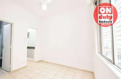 Kitnet / Stúdio à venda na Avenida Doutor Epitácio Pessoa, Embaré, Santos