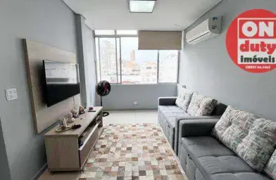 Apartamento à venda, 40 m² por r$ 500.000,00 - gonzaga - santos/sp