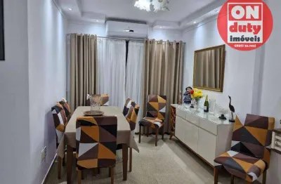 Apartamento com 2 dormitórios à venda, 90 m² por r$ 535.000,00 - campo grande - santos/sp