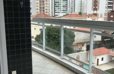 Apartamento com 2 dormitórios à venda, 104 m² por r$ 1.350.000,00 - pompéia - santos/sp