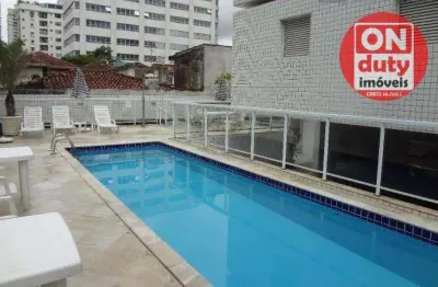Apartamento com 2 dormitórios à venda, 104 m² por r$ 1.350.000,00 - pompéia - santos/sp