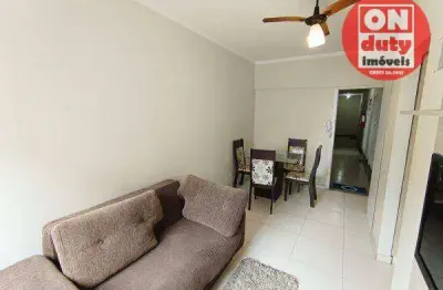 Studio com 1 dormitório para alugar, 30 m² por r$ 1.800,00/mês - itararé - são vicente/sp