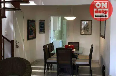 Cobertura com 4 quartos à venda, 200 m² por r$ 1.500.000 - gonzaga - santos/sp