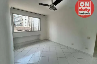 Apartamento com 1 dormitório para alugar, 60 m² por r$ 3.800,00/mês - embaré - santos/sp