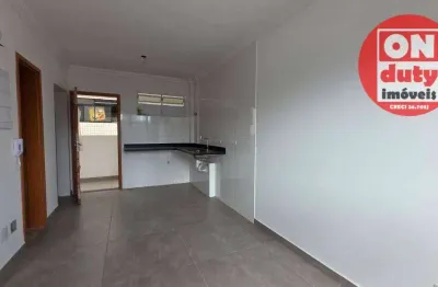 Apartamento com 1 dormitório à venda, 36 m² por r$ 350.000,00 - macuco - santos/sp