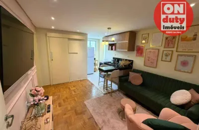 Apartamento com 1 quarto para alugar na Rua Oscar Sampaio, Embaré, Santos