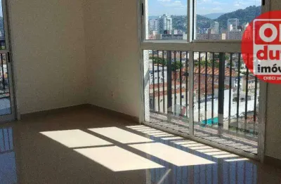 Apartamento duplex com 3 dormitórios à venda, 131 m² por r$ 989.000,00 - encruzilhada - santos/sp