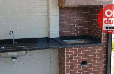 Apartamento Duplex com 3 dormitórios à venda, 131 m² por R$ 989.000,00 - Encruzilhada - Santos/SP