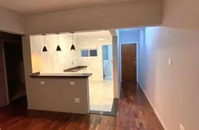 Apartamento com 2 quartos para alugar, 86 m² por R$ 3.750/mês - Gonzaga - Santos/SP