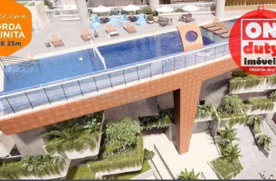 Apartamento com 3 suítes à venda, 108 m² - José Menino - Santos/SP