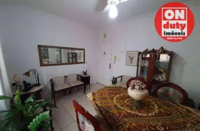Apartamento com 2 dormitórios à venda, 70 m² por r$ 400.000,00 - gonzaga - santos/sp
