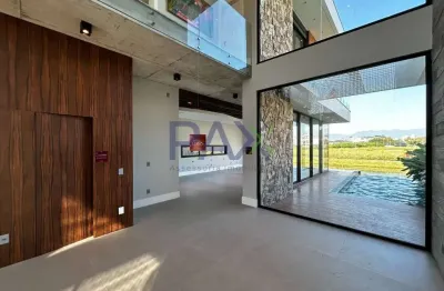 Casa em condomínio fechado com 3 quartos à venda na rua lagoinha, 65, pedra branca, palhoça por r$ 4.240.000