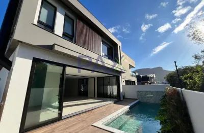 Casa em condomínio fechado com 3 quartos à venda na rua lagoinha, 35, pedra branca, palhoça por r$ 3.640.000
