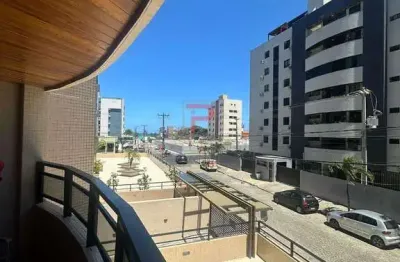 Apartamento com 4 quartos e vista privilegiada a 50 metros da praia em manaíra - joão pessoa