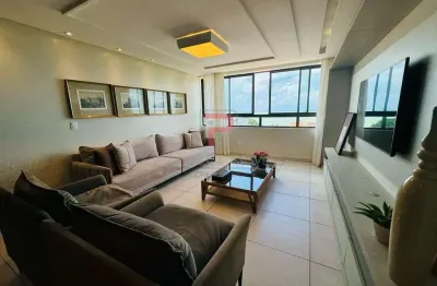 Cobertura duplex porteira fechada a 150m da praia com vista mar