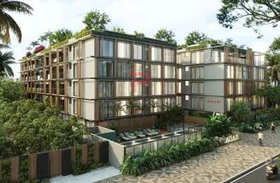 Flat pé na areia super imponente na melhor localização de intermares