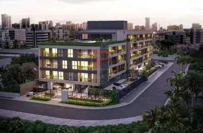 Apartamento todo mobiliado pé-na-areia com vista definitiva!
