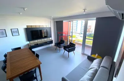 Apartamento todo projetado e mobiliado vista mar com 1 suíte no jardim oceania  - rentabilidade garantida