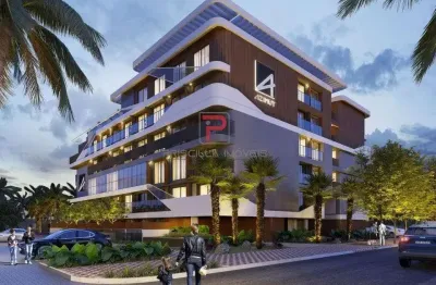 Flat com 1 quarto à venda na Avenida Oceano Atlântico, Intermares, Cabedelo