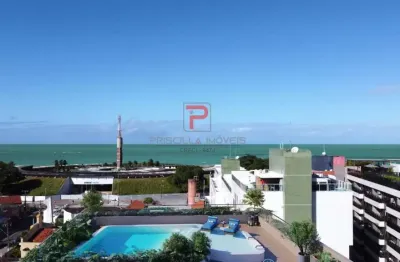 Flat com 1 quarto à venda na Avenida Antônio Lira, Tambaú, João Pessoa