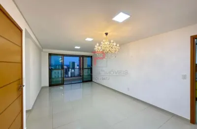 Apartamento vista mar a 500m da orla com 3 suítes + dce no privilegiado bairro de manaíra