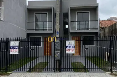 Casa com 2 quartos à venda na rua belmira carvalho bertoldi, 509, campo de santana, curitiba por r$ 385.000