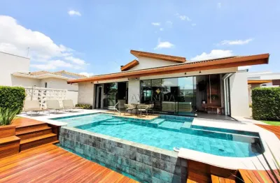 Casa em condomínio fechado com 3 quartos à venda na rua alcides turini, --, sun lake residence, londrina por r$ 4.300.000