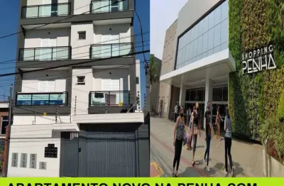 Apartamento / novo para venda em são paulo, penha, 2 dormitórios, 1 banheiro, 1 vaga
