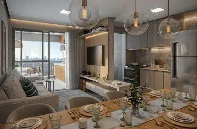 Apartamento / novo para venda em são paulo, vila guilhermina, 2 dormitórios, 1 banheiro, 1 vaga