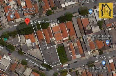 Terreno à venda na Rua Fernandópolis, 5, Vila Prudente, São Paulo