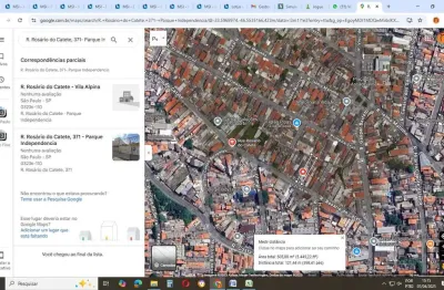 Terreno à venda no Parque Independência, São Paulo 