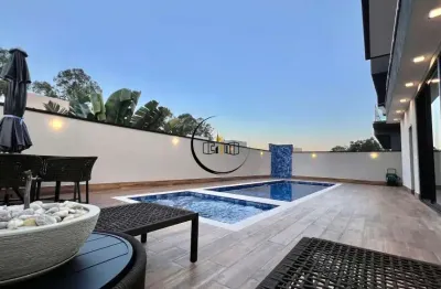 Casa em condomínio fechado com 5 quartos à venda no ibi aram, itupeva , 385 m2 por r$ 3.074.000