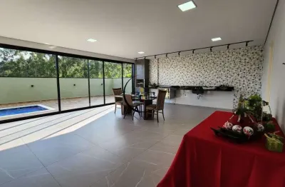 Casa em condomínio fechado com 5 quartos à venda no ibi aram, itupeva , 353 m2 por r$ 2.300.000