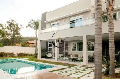 Casa em condomínio fechado com 4 quartos à venda no ibi aram, itupeva , 457 m2 por r$ 3.200.000