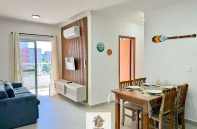 Apartamento na praia das toninhas em ubatuba-sp, com 2 dormitorios 1 suíte.