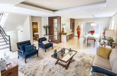 Casa em condomínio fechado com 4 quartos à venda na rua artur poli, 167, velha, blumenau, 464 m2 por r$ 3.200.000