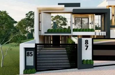Casa com 3 quartos à venda na rua nestor seara heusi, 111, ponta aguda, blumenau, 166 m2 por r$ 1.290.000