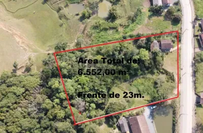 Terreno à venda na rua bagé, 2642, encano do norte, indaial, 6522 m2 por r$ 980.000