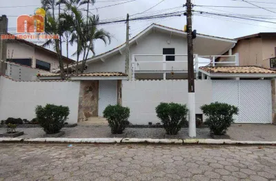 Casa com 6 dormitórios, 341 m² - venda por r$ 1.100.000,00 ou aluguel por r$ 5.600,00/mês - balneário stella maris - peruíbe/sp