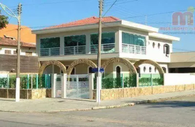 Casa frente ao mar, com 4 dormitórios à venda, 324 m² por R$ 1.700.000 - Jardim Barra de Jangada - Peruíbe/SP, a menos de 2km do Centro.