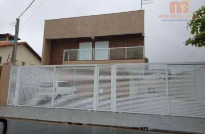 Apartamento com 2 dormitórios para alugar, 55 m² por R$ 1.700,00/mês - Cidade Balneária Peruibe-Scipel - Peruíbe/SP