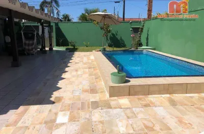 Casa com 3 dormitórios à venda, 143 m² por r$ 530.000,00 - jardim das palmeiras - itanhaém/sp