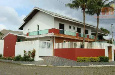 Casa com 5 dormitórios à venda, 300 m² por r$ 1.300.000,00 - balneário três marias - peruíbe/sp