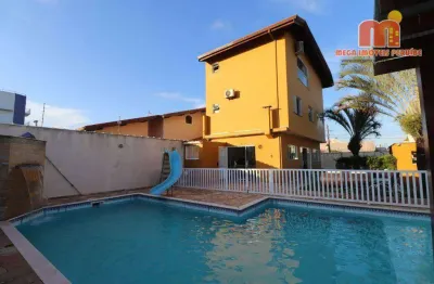 Casa com 3 suites, 200 m² - venda por r$ 1.350.000 ou aluguel por r$ 6.654/mês - estância balneária belmira novaes - peruíbe/sp