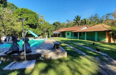 Chácara com 5 dormitórios à venda, 20000 m² por r$ 700.000,00 - estrada teagem - pedro de toledo/sp
